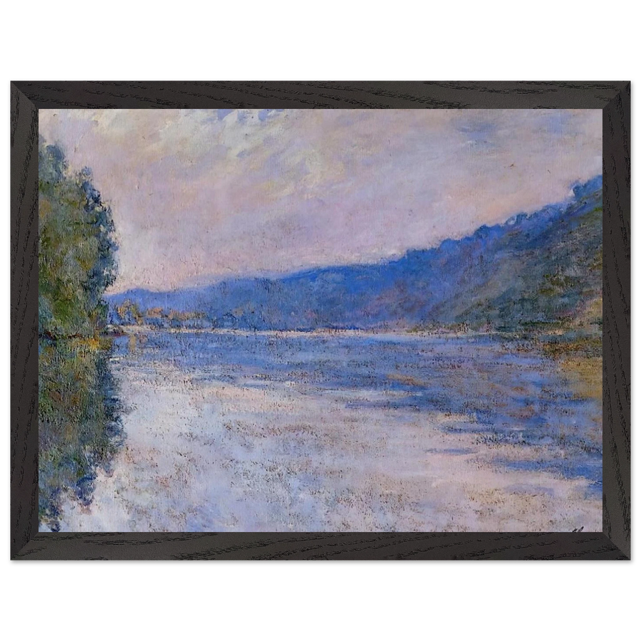 The Seine at Port-Villez by Claude Monet — Framed art print at Zephyeer