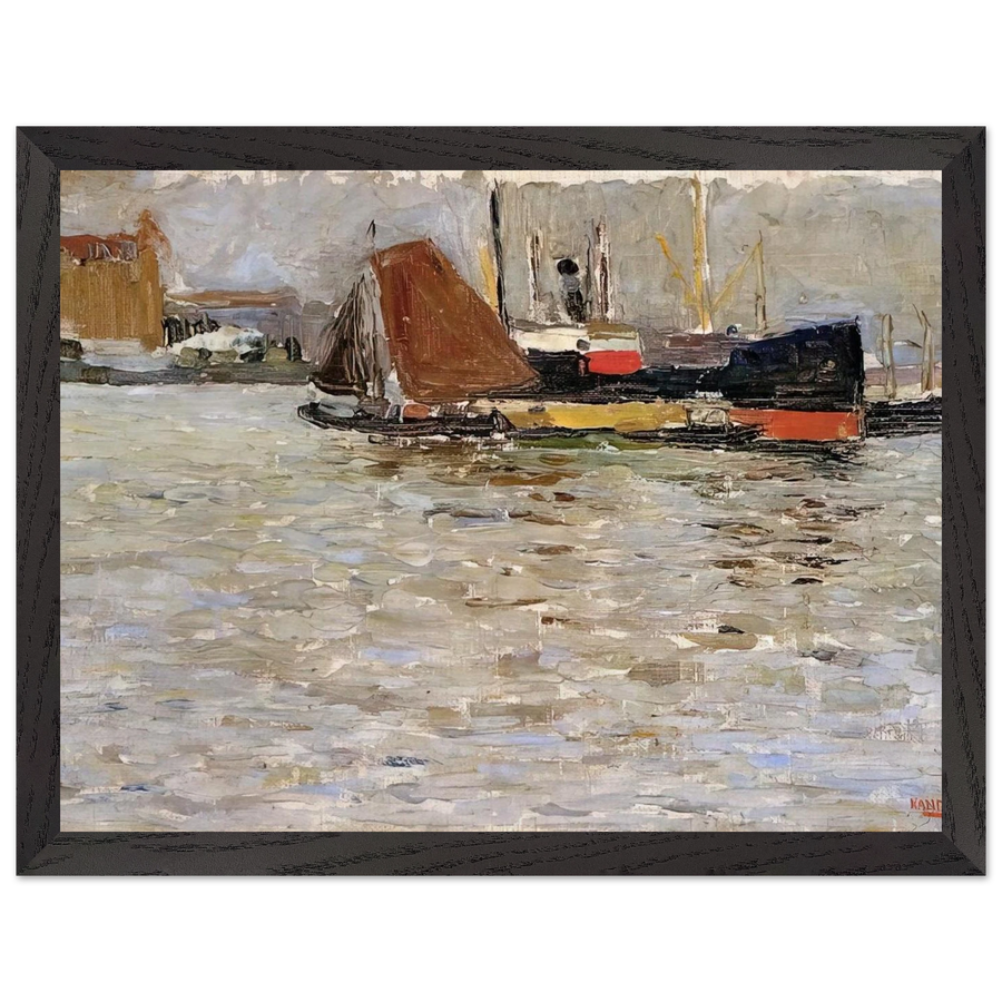 ROTTERDAM SUN 1906 by Wassily Kandinsky — Framed art print at Zephyeer