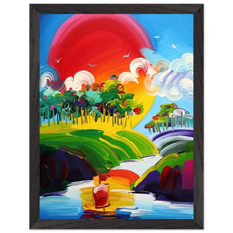 WITHOUT BORDERS 2011 by Peter Max — Framed art print at Zephyeer