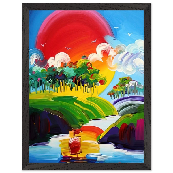 WITHOUT BORDERS 2011 by Peter Max — Framed art print at Zephyeer