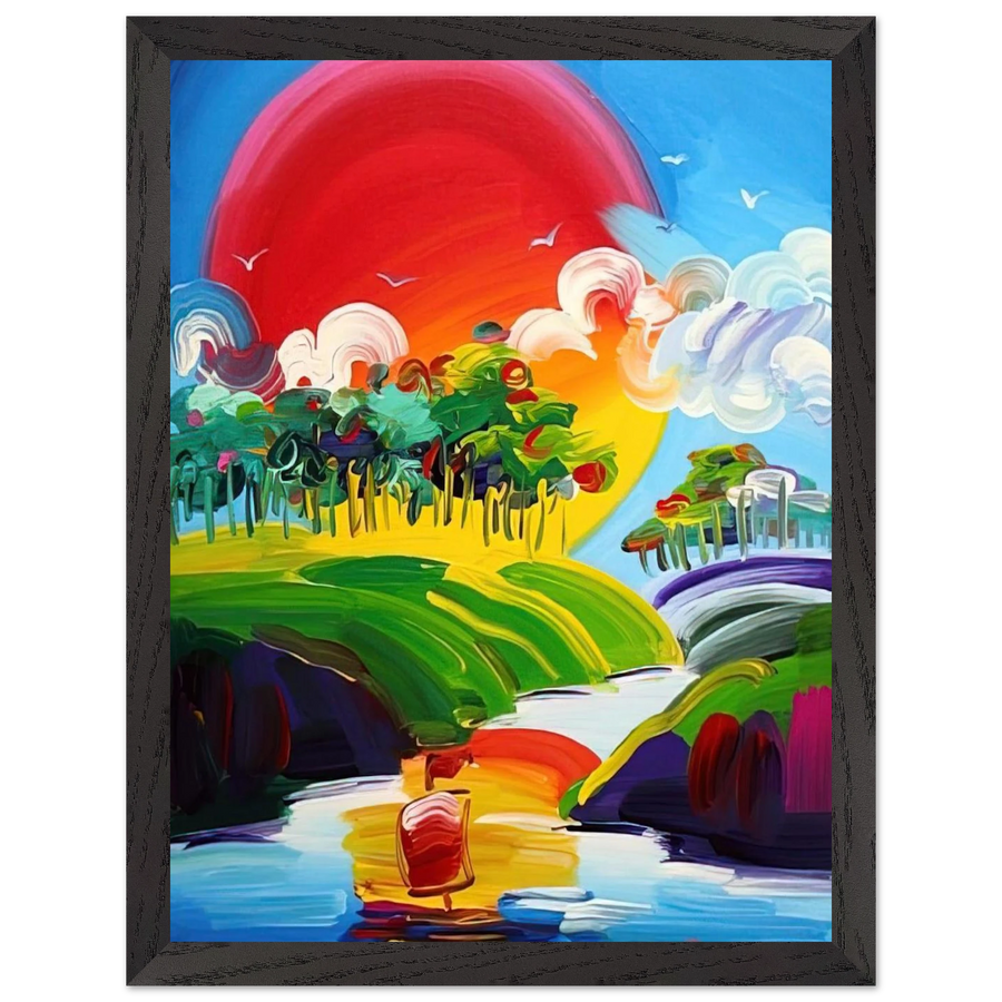 WITHOUT BORDERS 2011 by Peter Max — Framed art print at Zephyeer
