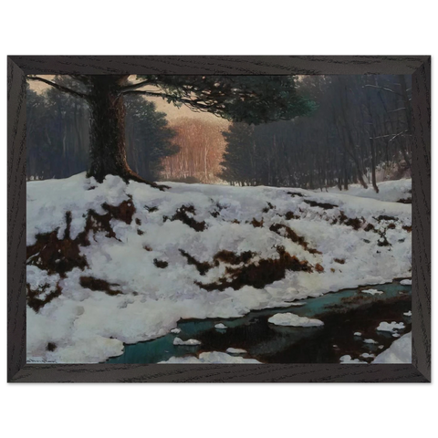 The Shadowed Valley - Post-Impressionism by Frank Johnston — Framed art print at Zephyeer