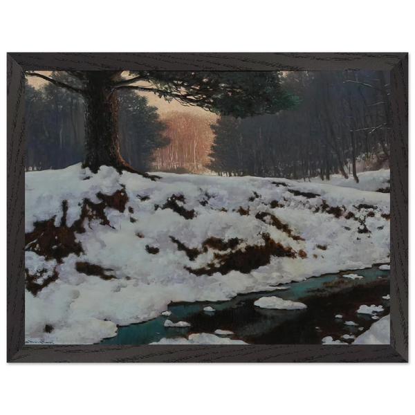The Shadowed Valley - Post-Impressionism by Frank Johnston — Framed art print at Zephyeer