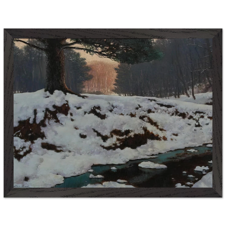 The Shadowed Valley - Post-Impressionism by Frank Johnston — Framed art print at Zephyeer