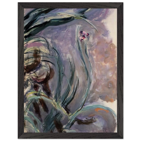 Irises by Claude Monet — Framed art print at Zephyeer