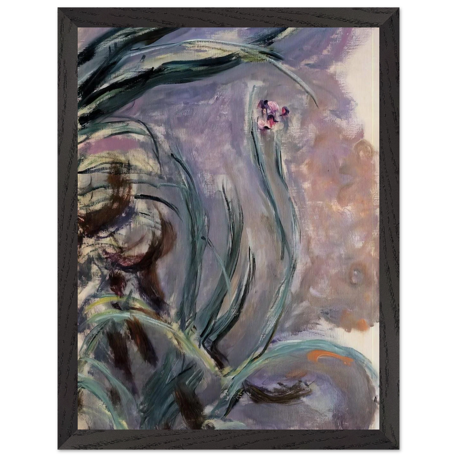Irises by Claude Monet — Framed art print at Zephyeer