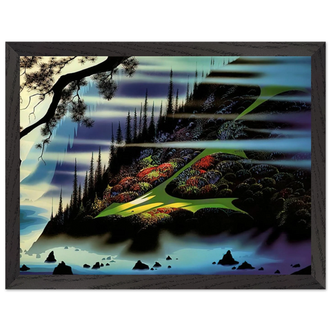 Pasture Through the Fog by Eyvind Earle — Framed art print at Zephyeer