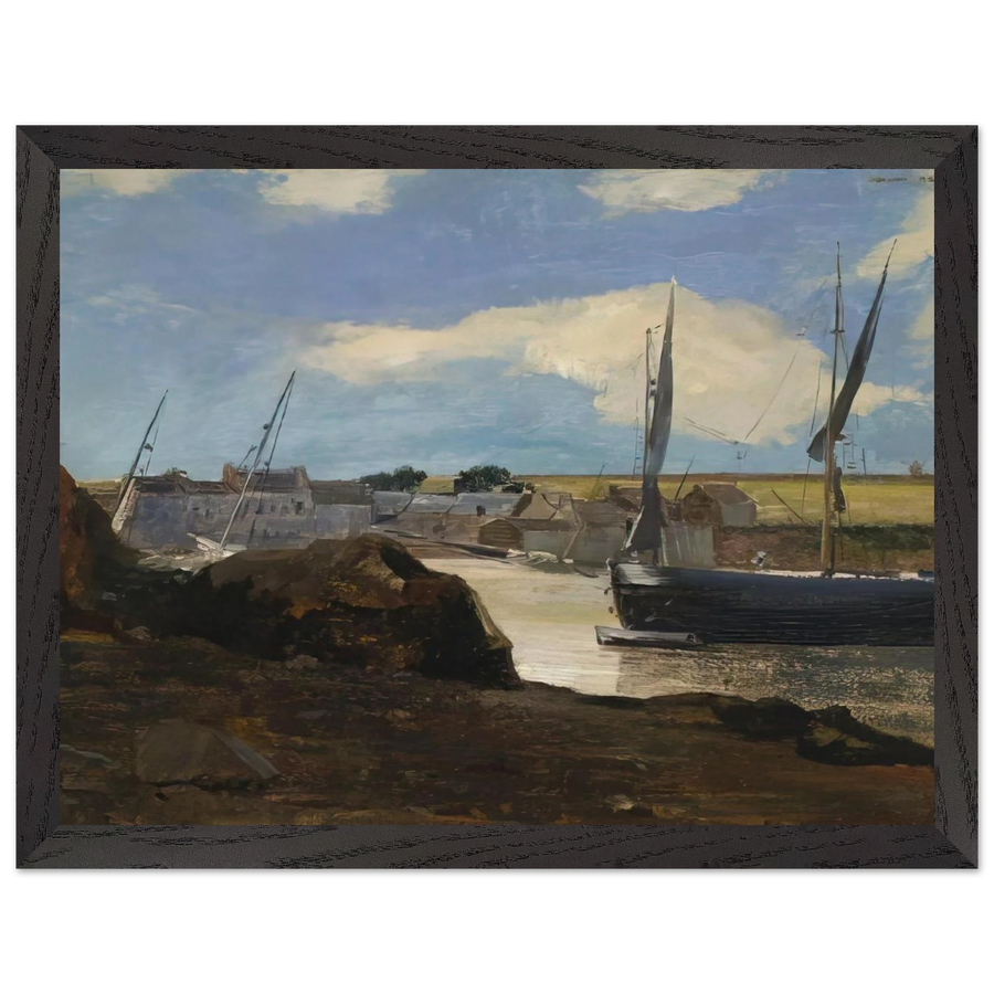 THE PORT OF MORGAT 1882 by Odilon Redon — Framed art print at Zephyeer