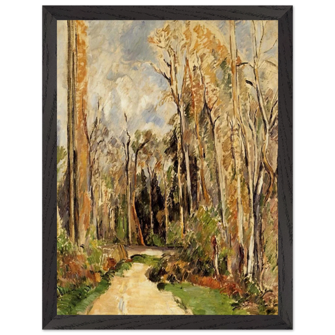 Path at the Entrance to the Forest by Paul Cézanne — Framed art print at Zephyeer