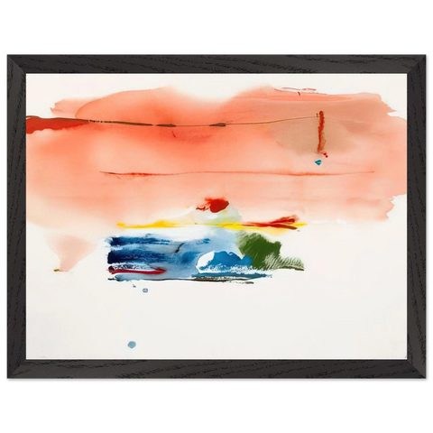 Santa Fe II - 1986 by Helen Frankenthaler — Framed art print at Zephyeer
