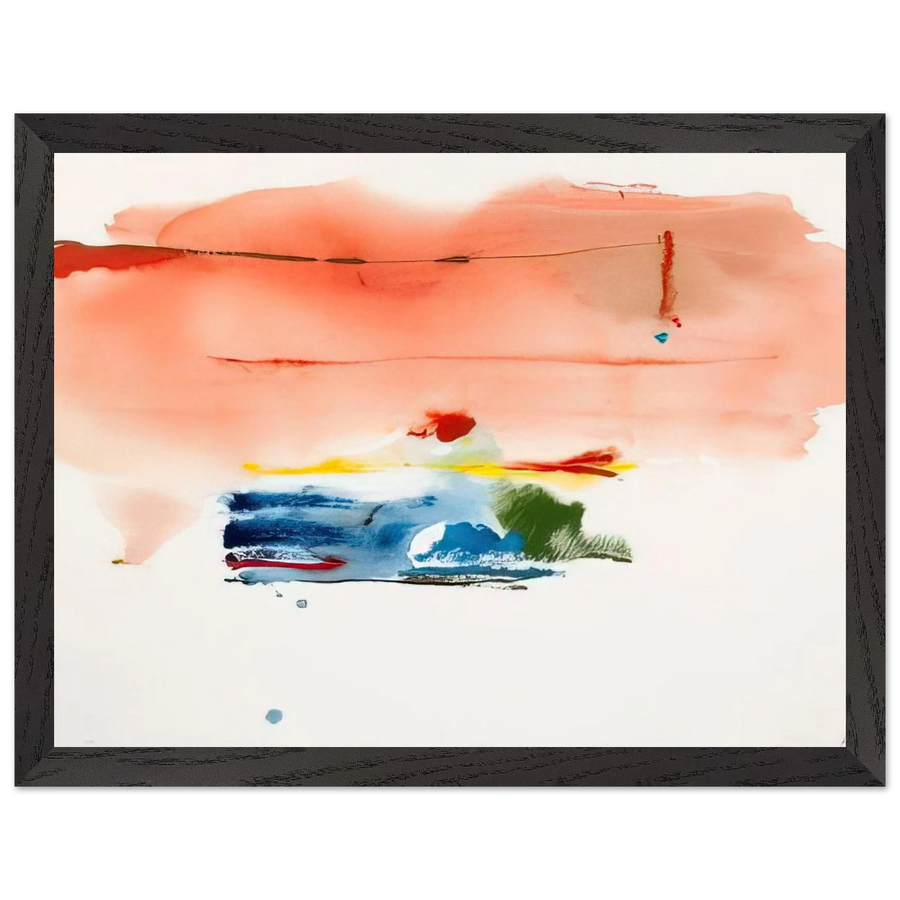 Santa Fe II - 1986 by Helen Frankenthaler — Framed art print at Zephyeer