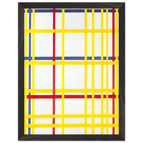 New York City I by Piet Mondrian — Framed art print at Zephyeer