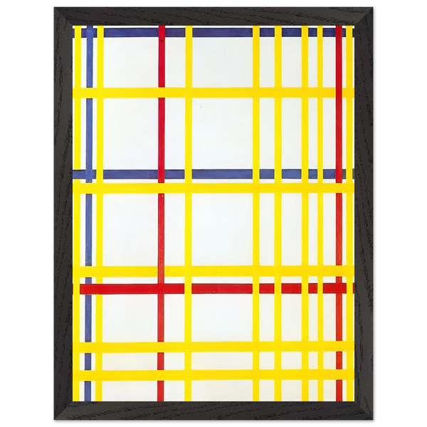 New York City I by Piet Mondrian — Framed art print at Zephyeer