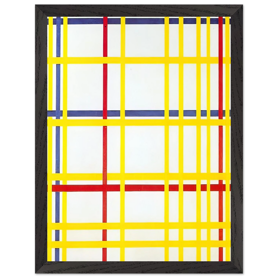 New York City I by Piet Mondrian — Framed art print at Zephyeer