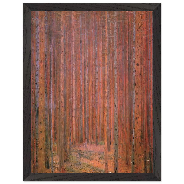 FIR FOREST I by Gustav Klimt — Framed art print at Zephyeer