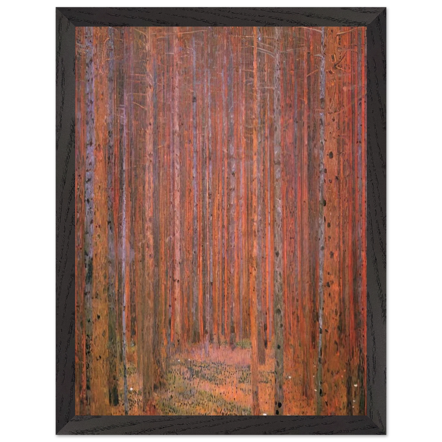 FIR FOREST I by Gustav Klimt — Framed art print at Zephyeer
