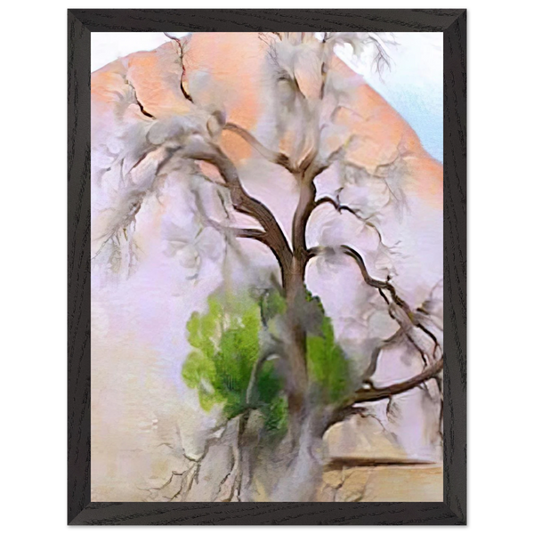 Pinons with Cedar by Georgia O'Keeffe — Framed art print at Zephyeer