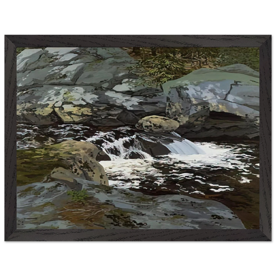 Cascade - 1974 by Neil Welliver — Framed art print at Zephyeer