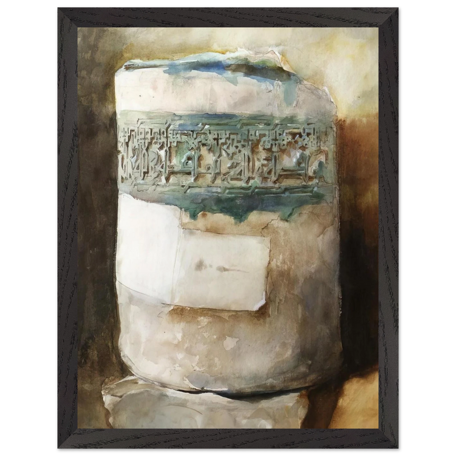 Persian Artifact with Faience Decoration by John Singer Sargent — Framed art print at Zephyeer