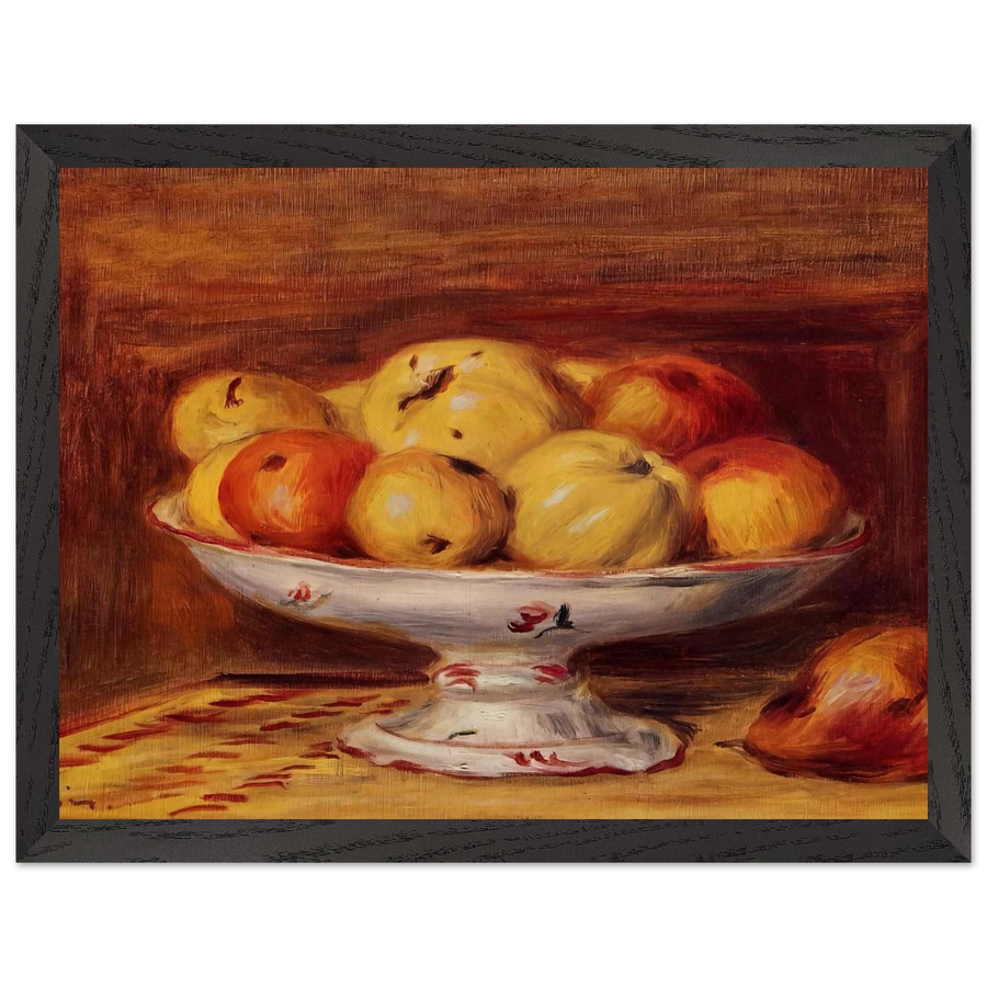 Still Life with Apples and Pears by Pierre-Auguste Renoir — Framed art print at Zephyeer