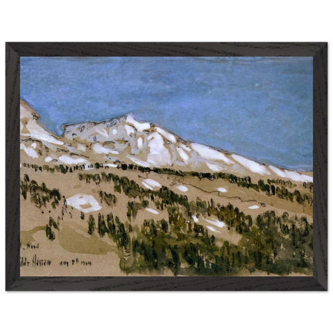 Mt. Hood Oregon by Childe Hassam — Framed art print at Zephyeer