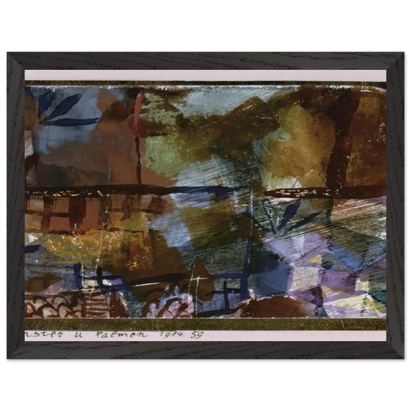 WINDOWS AND PALM TREES 1914 by Paul Klee — Framed art print at Zephyeer