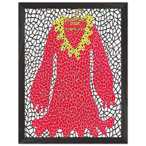 DRESS 1982 by Yayoi Kusama — Framed art print at Zephyeer