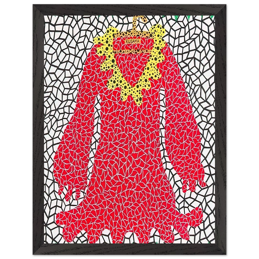 DRESS 1982 by Yayoi Kusama — Framed art print at Zephyeer