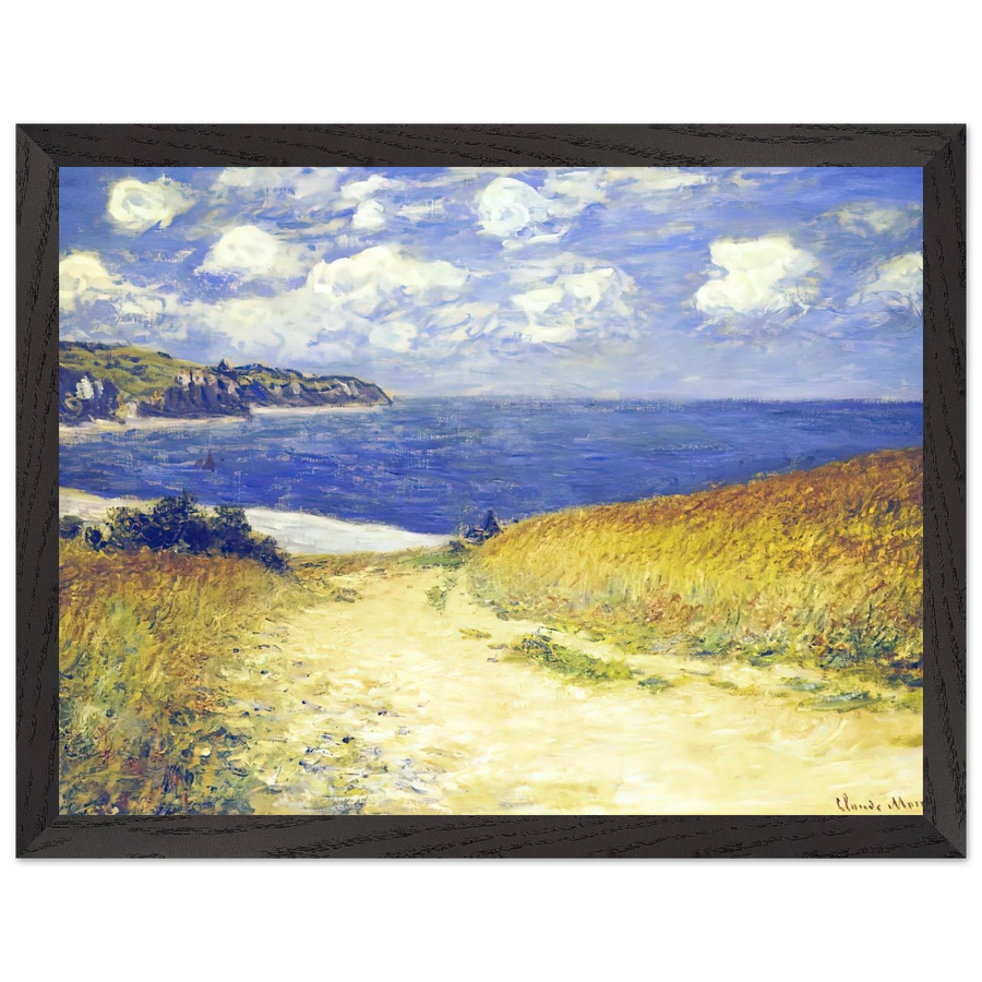 Alley near Pourville by Claude Monet — Framed art print at Zephyeer