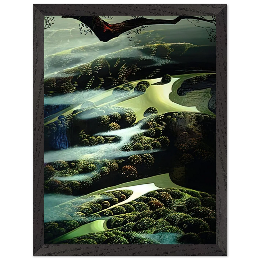 Carmel Valley Memory by Eyvind Earle — Framed art print at Zephyeer