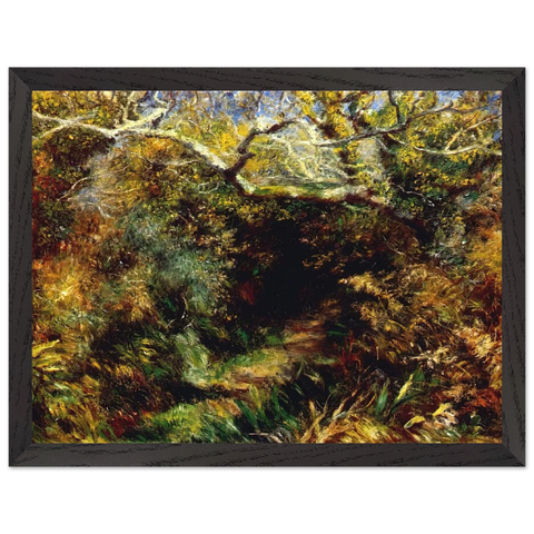 Mediterranean landscape by Pierre-Auguste Renoir — Framed art print at Zephyeer