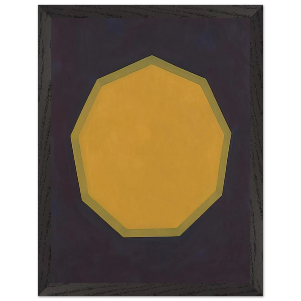 Nine-Sided Figure by Sol LeWitt — Framed art print at Zephyeer