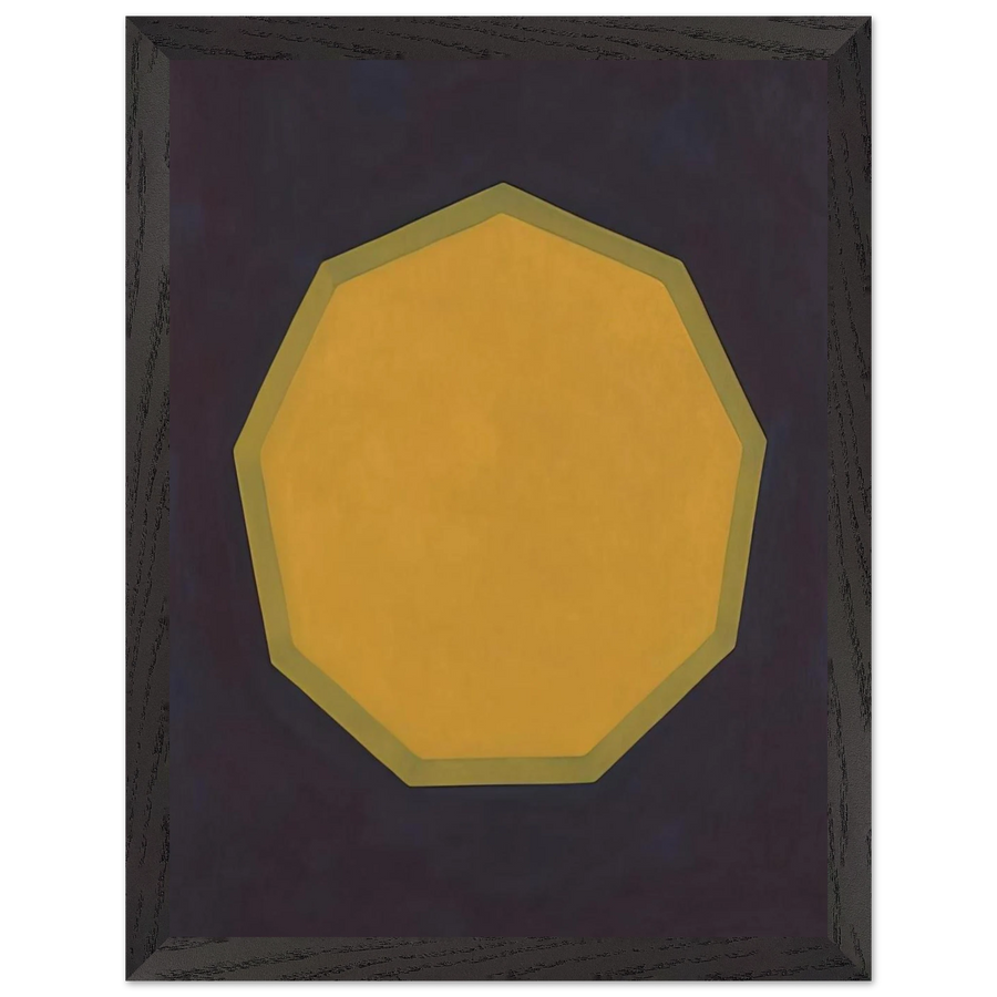 Nine-Sided Figure by Sol LeWitt — Framed art print at Zephyeer