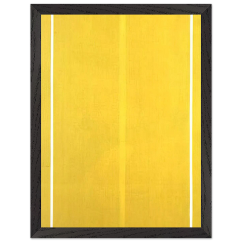 Yellow Painting by Barnett Newman — Framed art print at Zephyeer