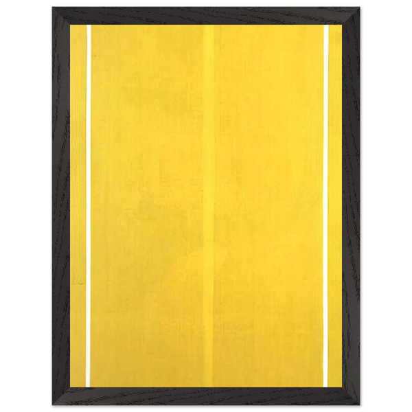 Yellow Painting by Barnett Newman — Framed art print at Zephyeer