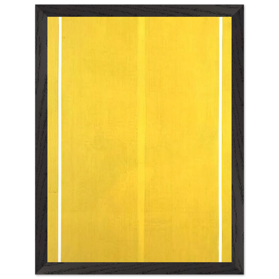 Yellow Painting by Barnett Newman — Framed art print at Zephyeer
