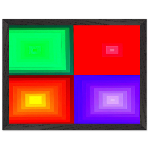 DVA-DVA - 1986 by Victor Vasarely — Framed art print at Zephyeer
