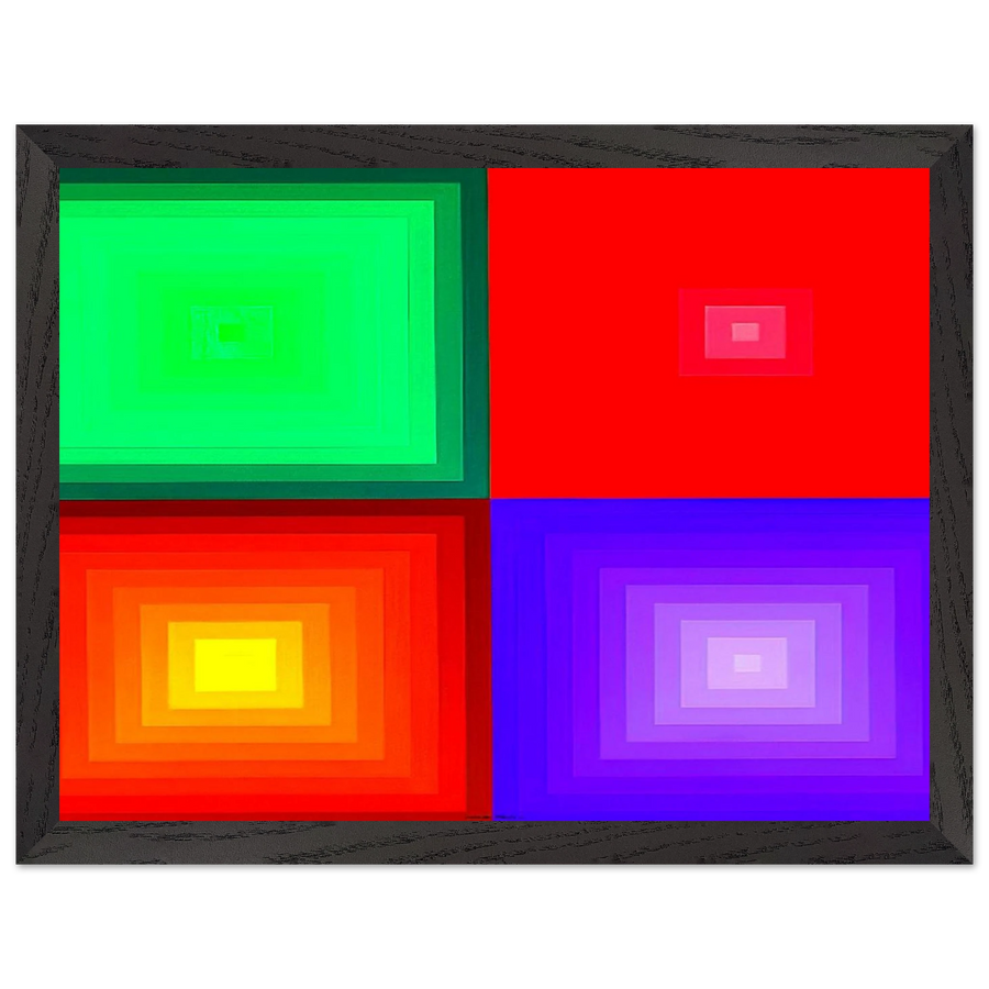 DVA-DVA - 1986 by Victor Vasarely — Framed art print at Zephyeer