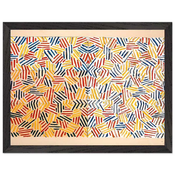 CORPSE AND MIRROR 1969 2 by Jasper Johns — Framed art print at Zephyeer