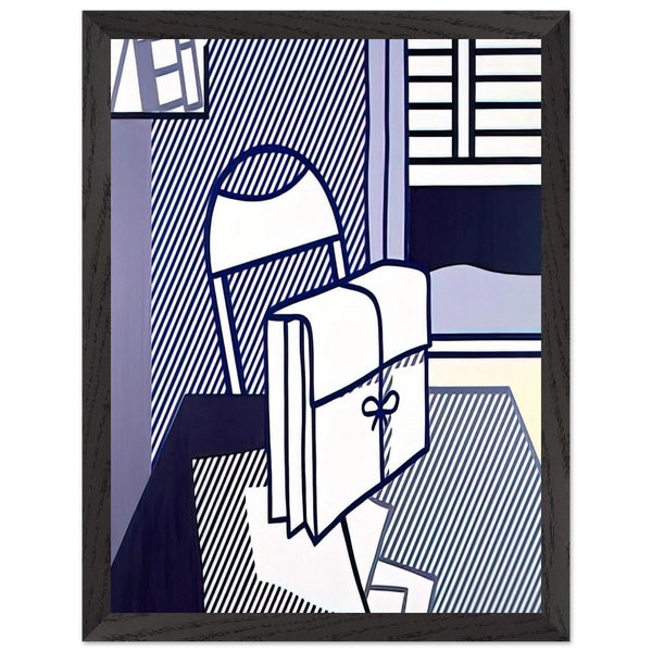 STILL LIFE WITH DOSSIER 1976 by Roy Lichtenstein — Framed art print at Zephyeer