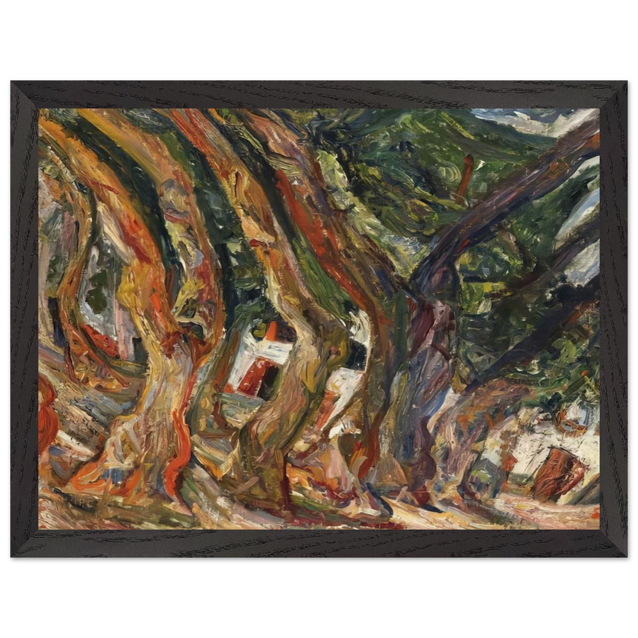 PLANE TREES AT CERET 1920 0 by Chaim Soutine — Framed art print at Zephyeer