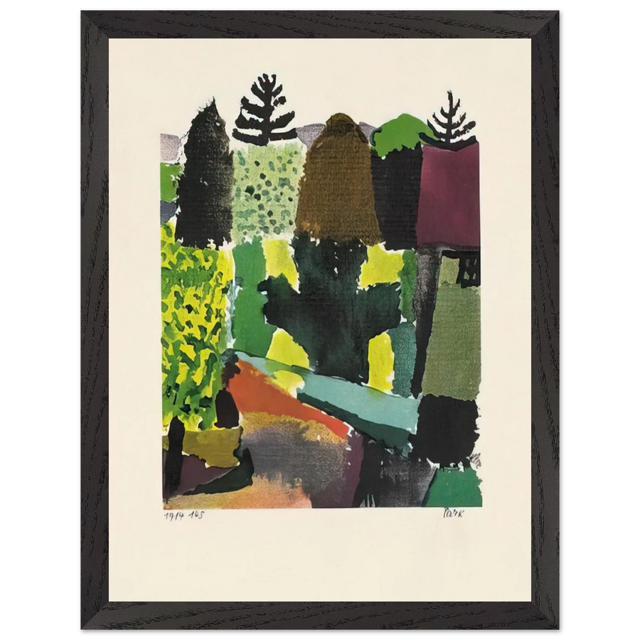 PARK 1920 by Paul Klee — Framed art print at Zephyeer