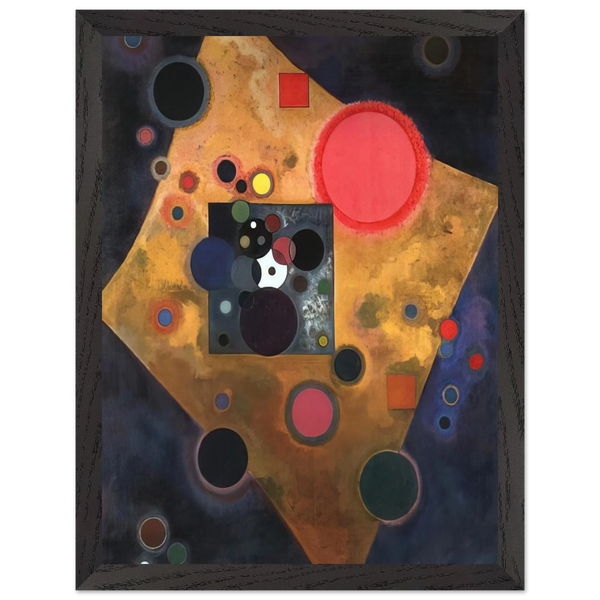 ACCENT ON ROSE 1926 by Wassily Kandinsky — Framed art print at Zephyeer