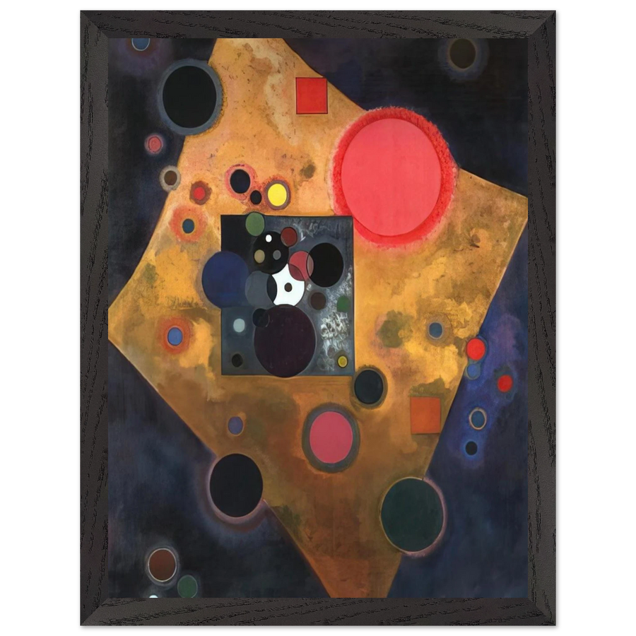 ACCENT ON ROSE 1926 by Wassily Kandinsky — Framed art print at Zephyeer