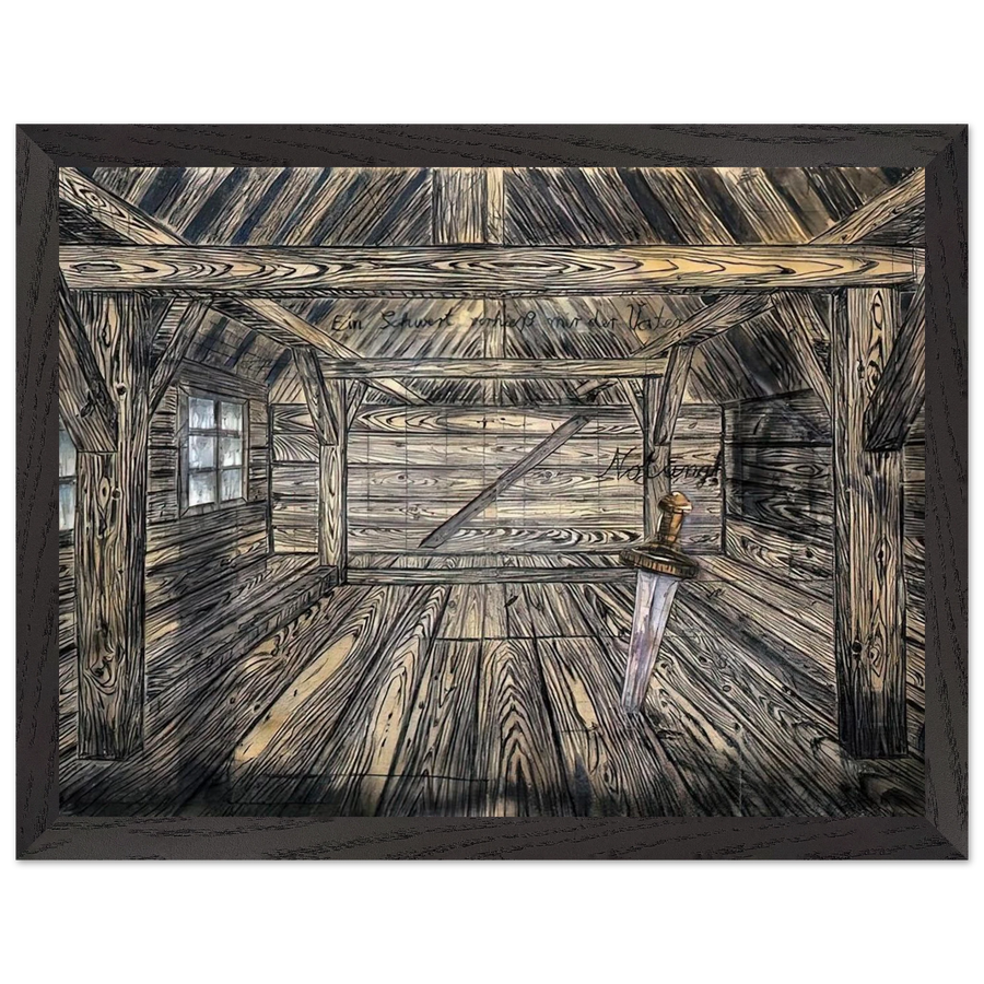 NOTHUNG 1973 by Anselm Kiefer — Framed art print at Zephyeer