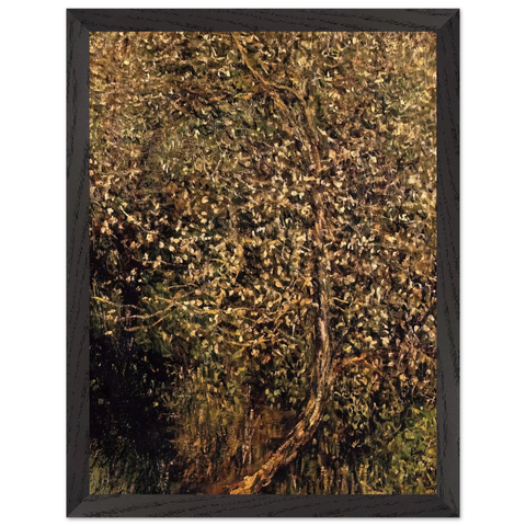 Apple Trees in Blossom by the Water by Claude Monet — Framed art print at Zephyeer