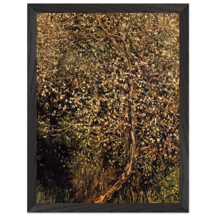 Apple Trees in Blossom by the Water by Claude Monet — Framed art print at Zephyeer