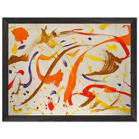 Untitled Abstract - 1975 by Alexander Liberman — Framed art print at Zephyeer