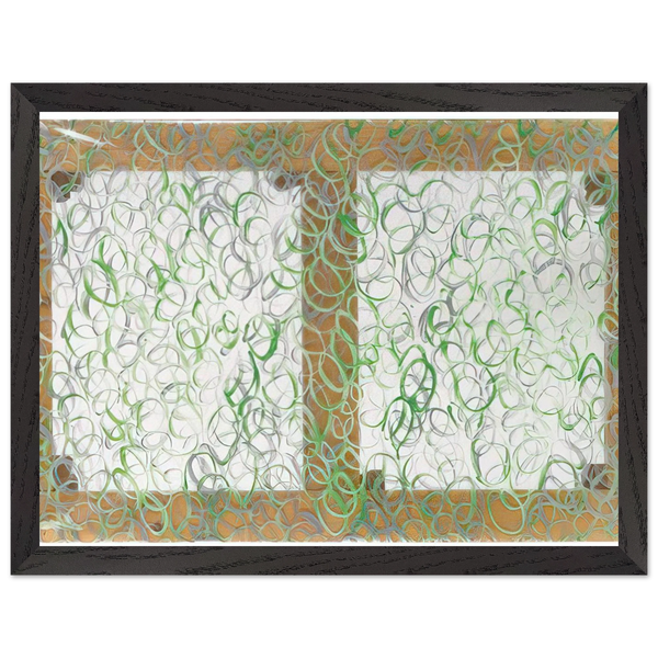 Verdeargento - 1969 by Carla Accardi — Framed art print at Zephyeer
