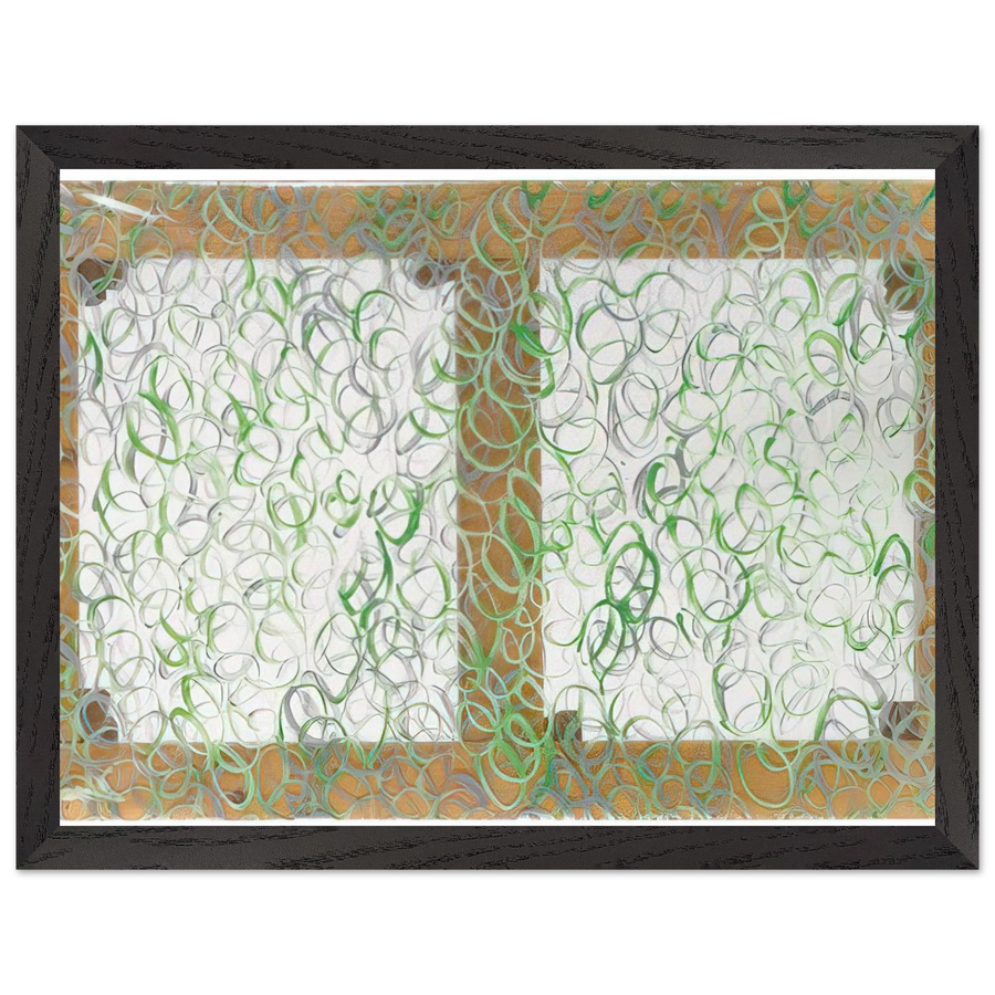 Verdeargento - 1969 by Carla Accardi — Framed art print at Zephyeer